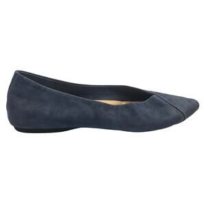 Birdies Starling Suede Flats Navy Blue Womens 10.5